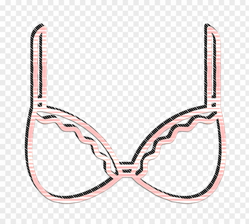 Brassiere Icon Bra Linear Detailed Clothes PNG