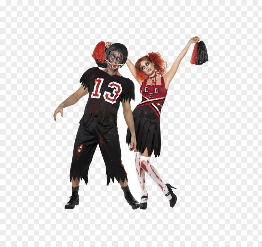Halloween Costume Football Player Party Cheerleading PNG
