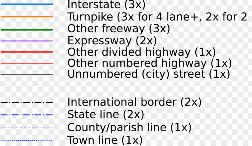 Road Map U.S. Route 66 Highway PNG