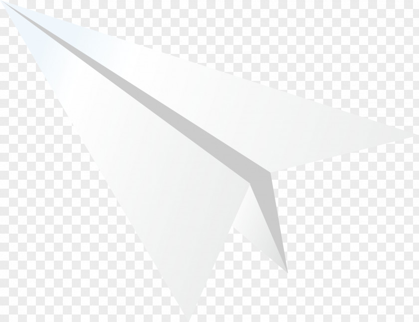 Vector Paper Airplane White Triangle Pattern PNG