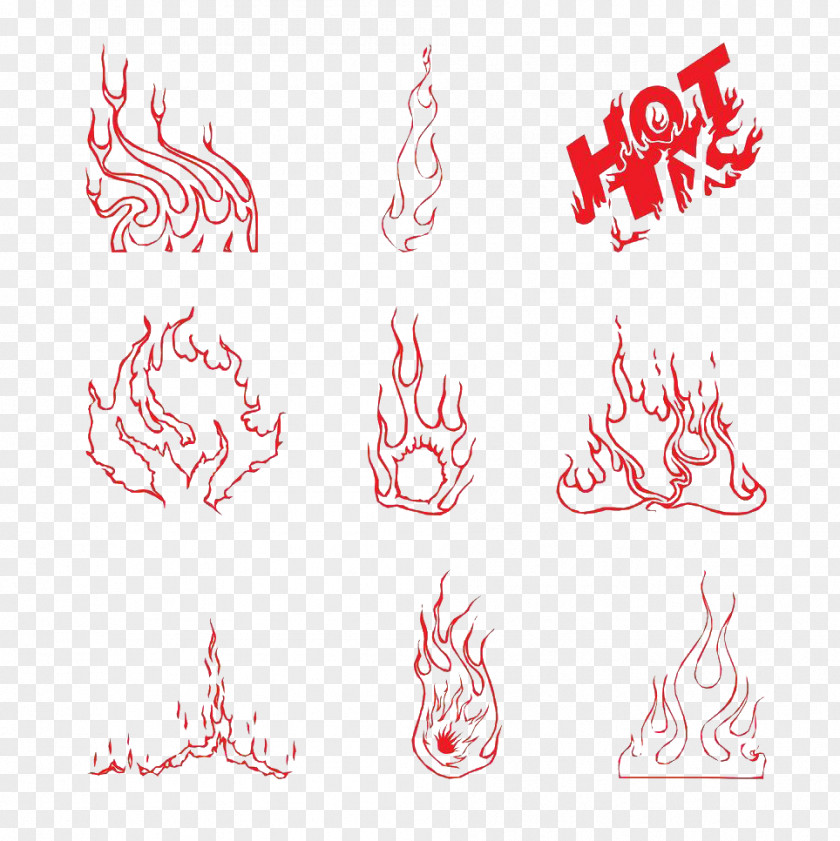 Flame Elements Graphic Design Fire PNG