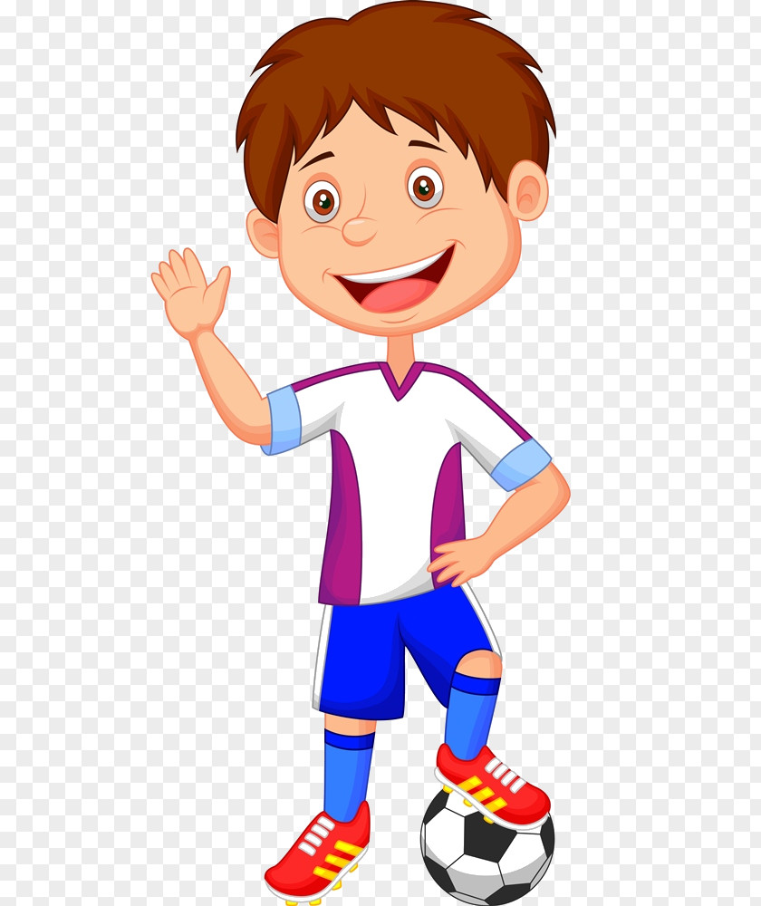 Football Player Cartoon PNG