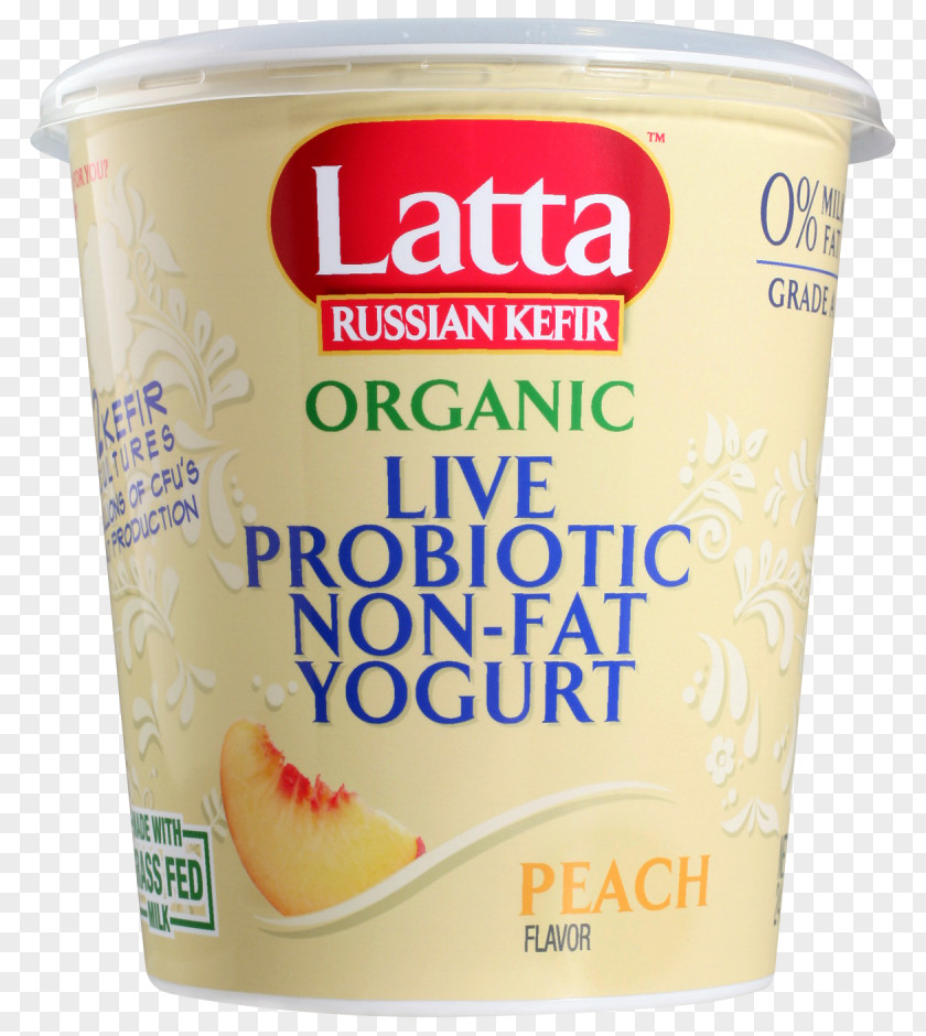 Peach Yogurt Crème Fraîche Kefir Russian Cuisine Milk Yoghurt PNG