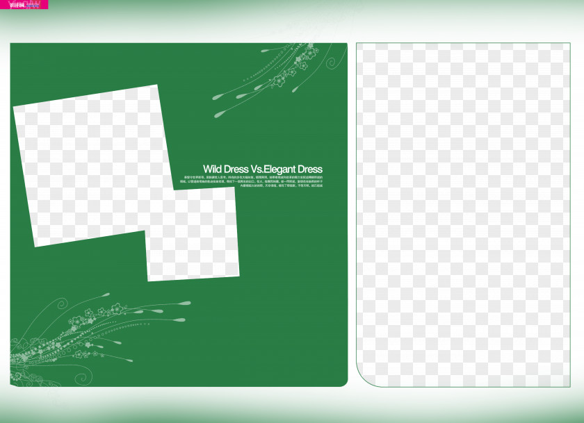 Wedding Pictures Brand Rectangle Green PNG