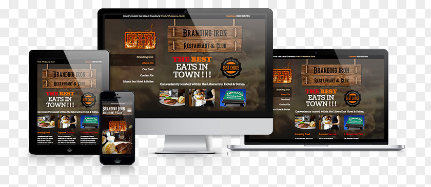 Branding Iron Responsive Web Design Website Template System Email PNG