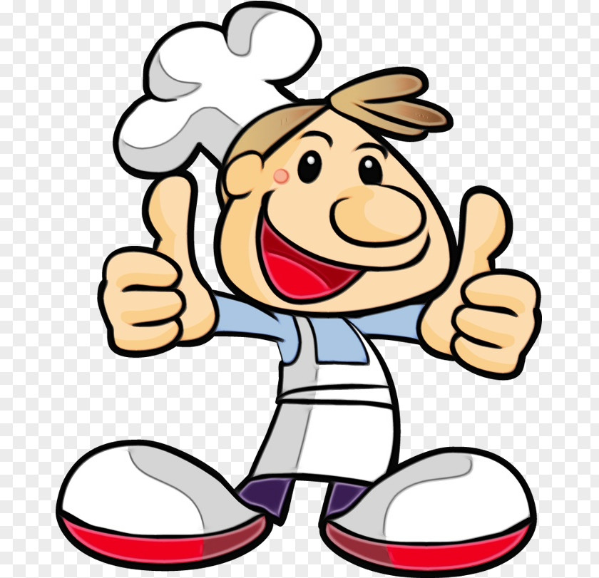 Chef Cooking Italian Cuisine Cartoon Pizza PNG