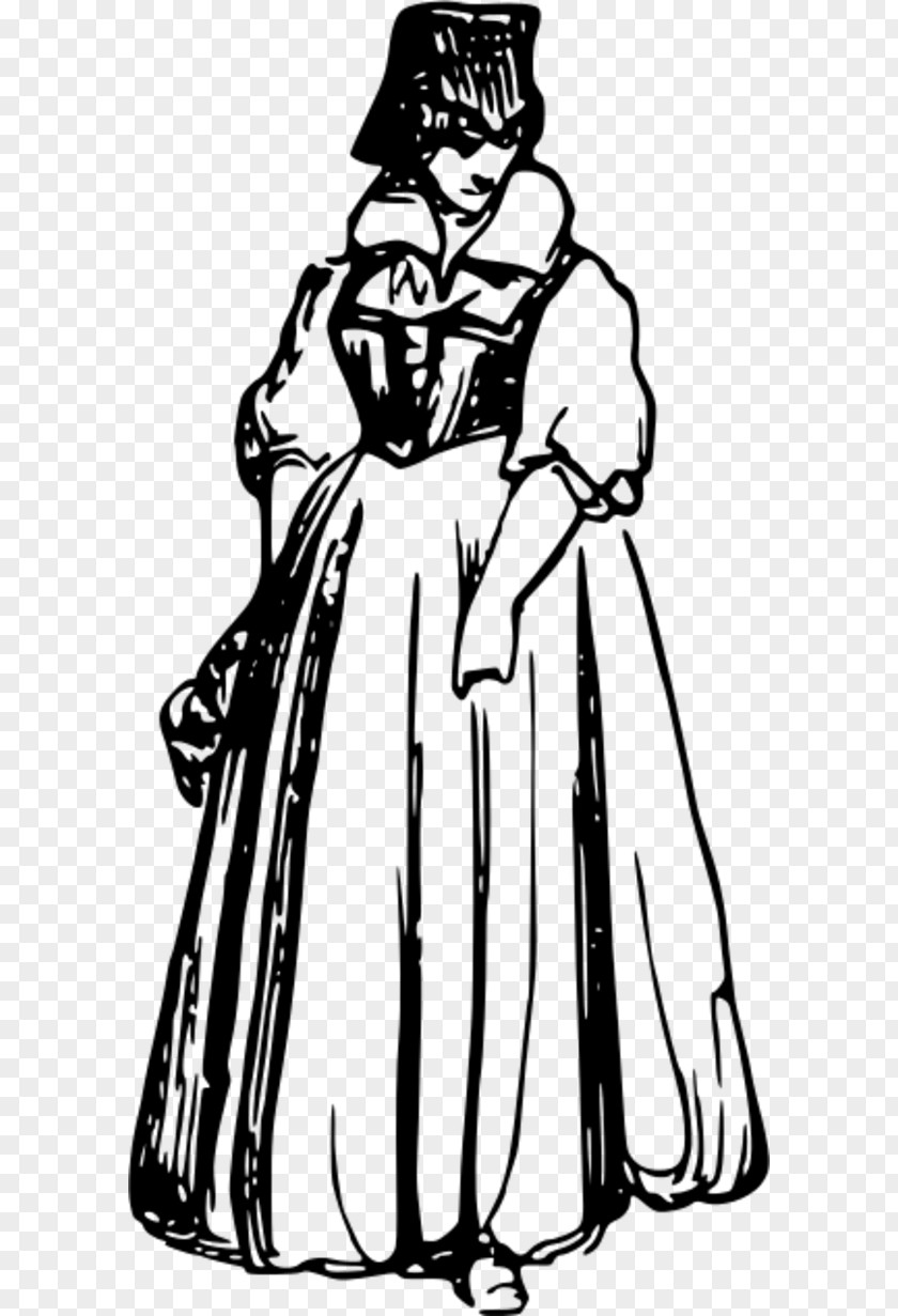 Dress Costume 16th Century Clothing Clip Art PNG