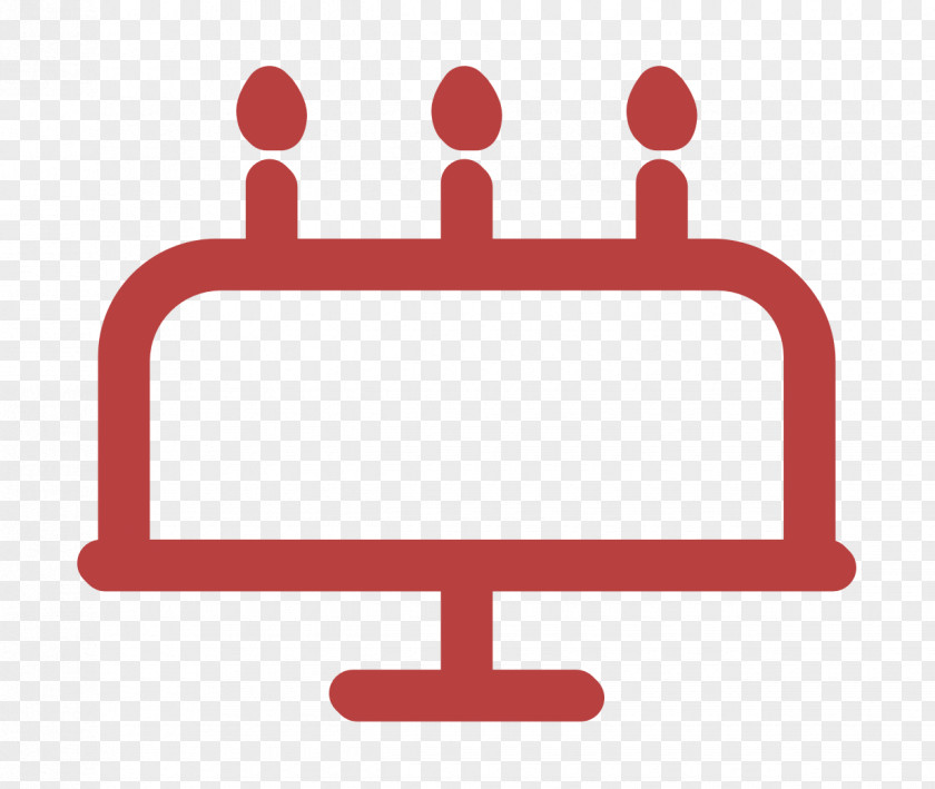 Icon Cake With Candles PNG