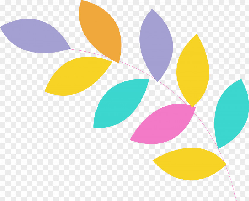 Petal Yellow Pattern Line Computer PNG