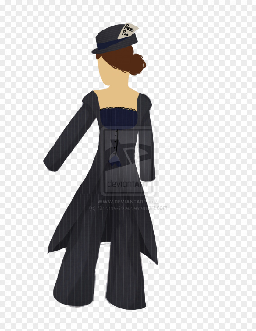 Steampunk Jacket Sketch Victorian Era Fashion Dress Journalist PNG