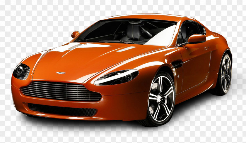 Aston Martin V8 Vantage N400 Orange Car Virage DBS V12 PNG