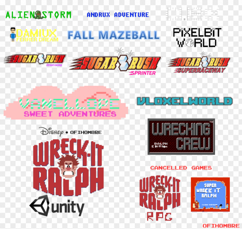 Indiexpo Logo Brand Disney Classic Stories: Wreck-It Ralph Font PNG
