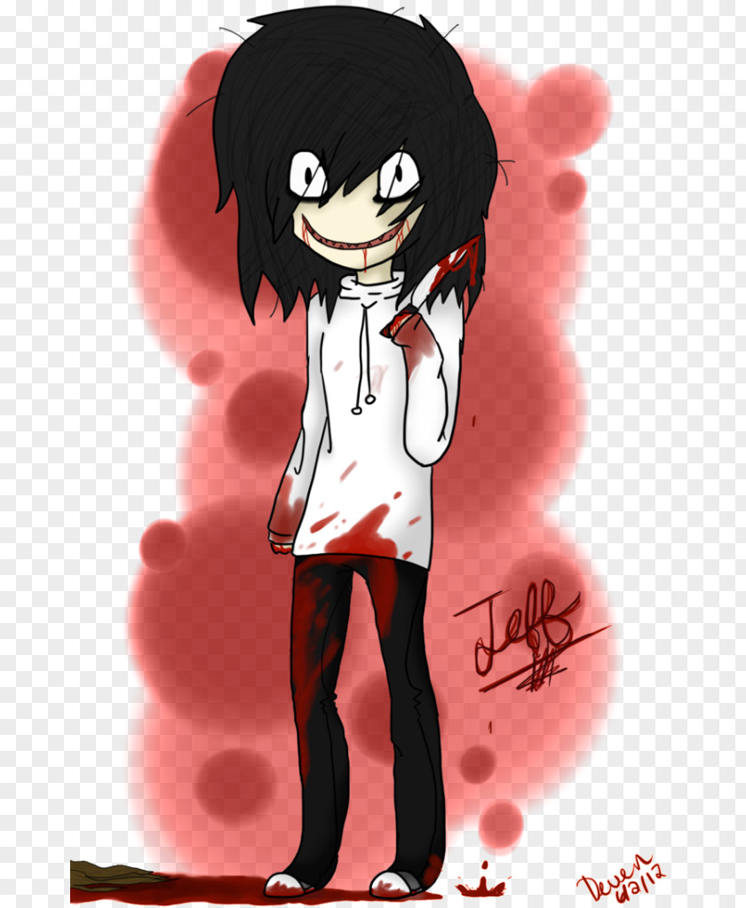 Jeff The Killer Desktop Wallpaper Drawing Creepypasta PNG