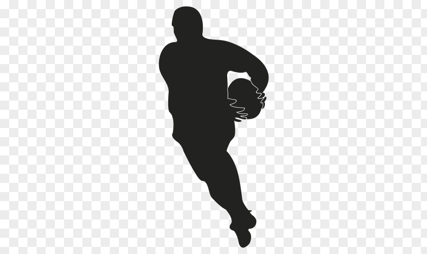 Silhouette Rugby Sport Scrum Stock PNG