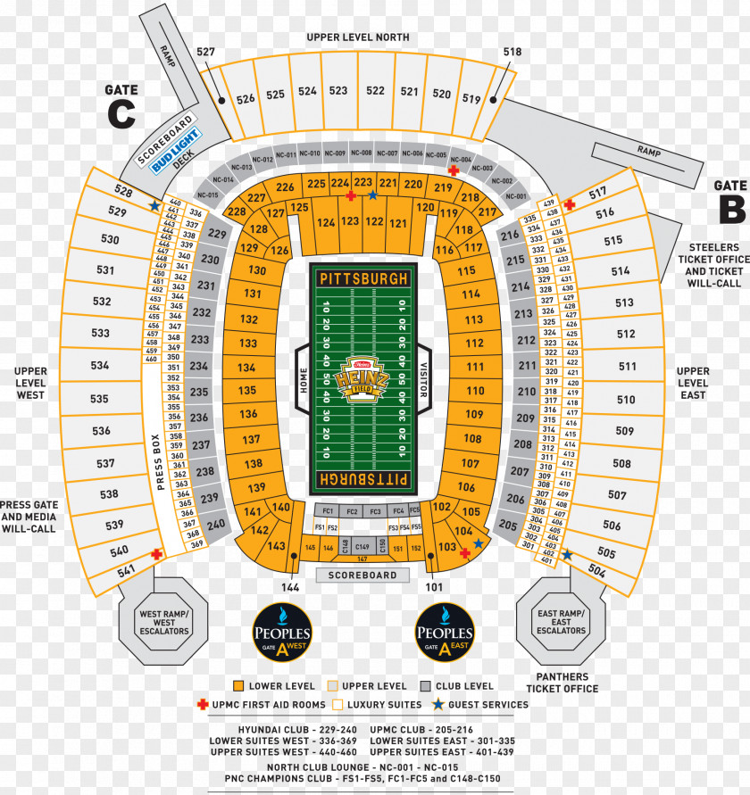 Stadium Heinz Field Pittsburgh Steelers NFL Ticket PNG