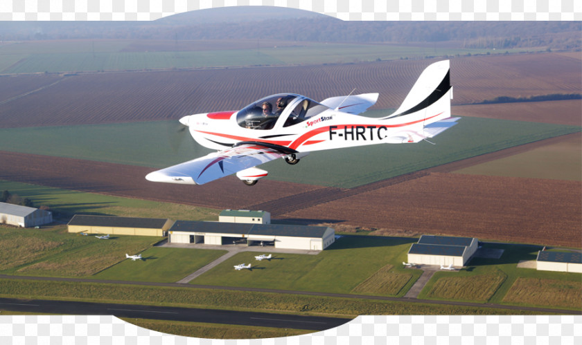 Airplane Light Aircraft Evektor SportStar Flight PNG