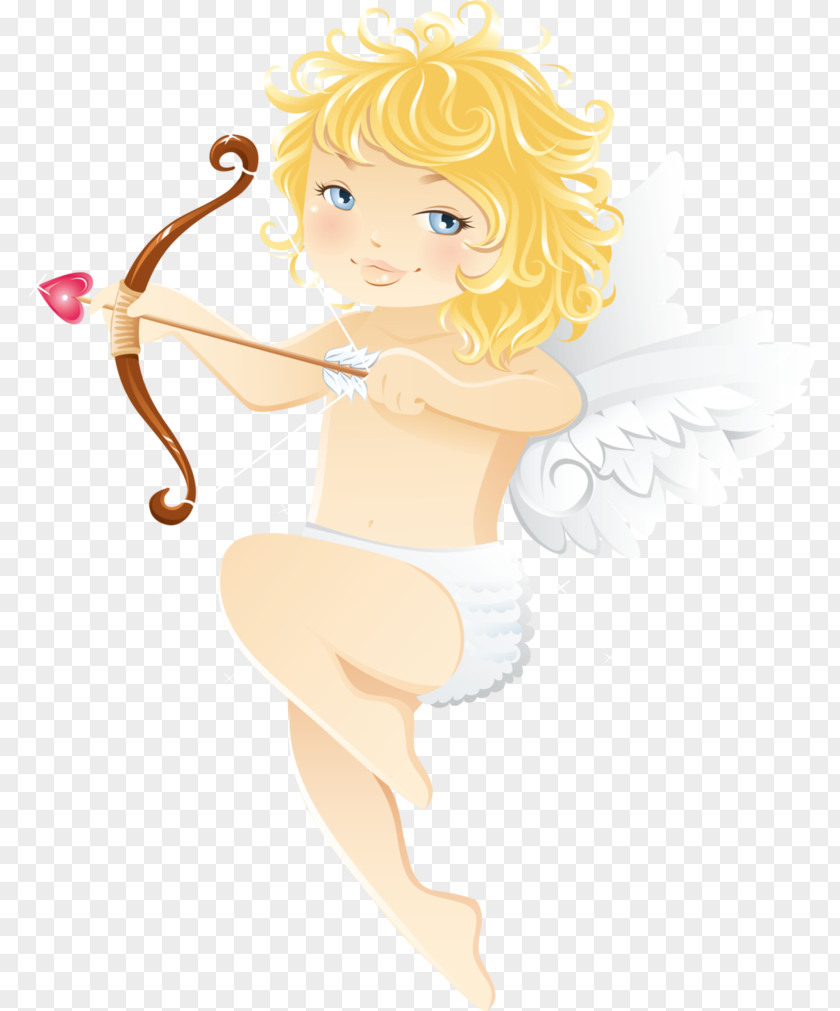 Angel Cupid Love Valentine's Day Clip Art PNG