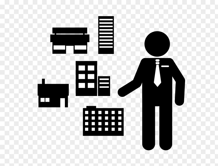 Building Pictogram Real Estate Agent House PNG