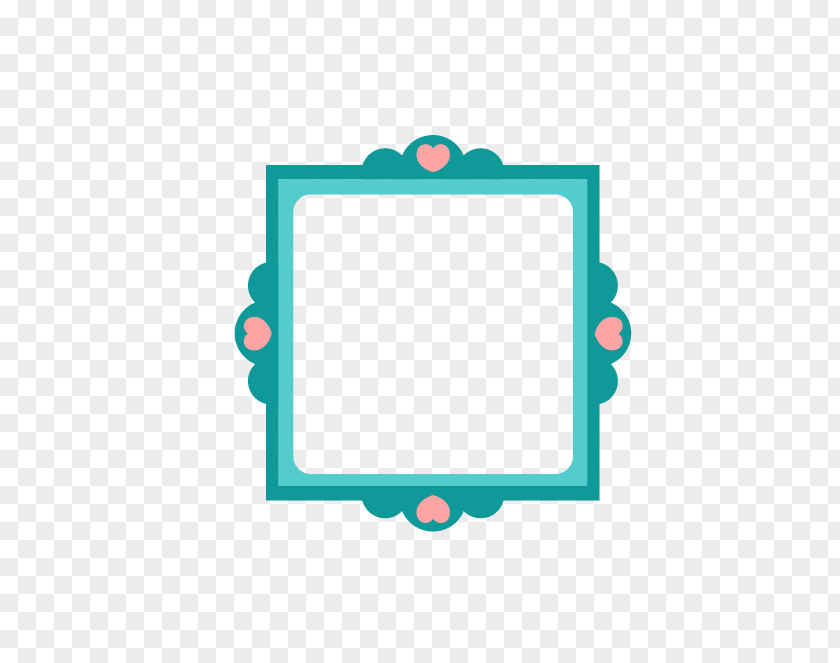 Cartoon Love Frame Picture Animation PNG