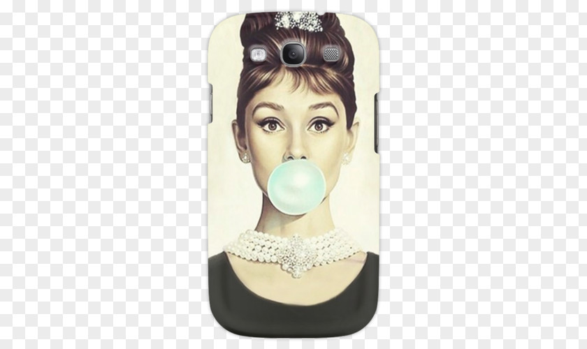 Chewing Gum Audrey Hepburn Breakfast At Tiffany's Bubble Art PNG