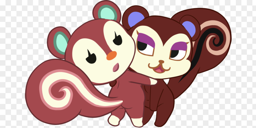 Furry Drawing Fictional Character Nintendo Animal Crossing Series Squirrel Video Games Fan Art Mammal PNG