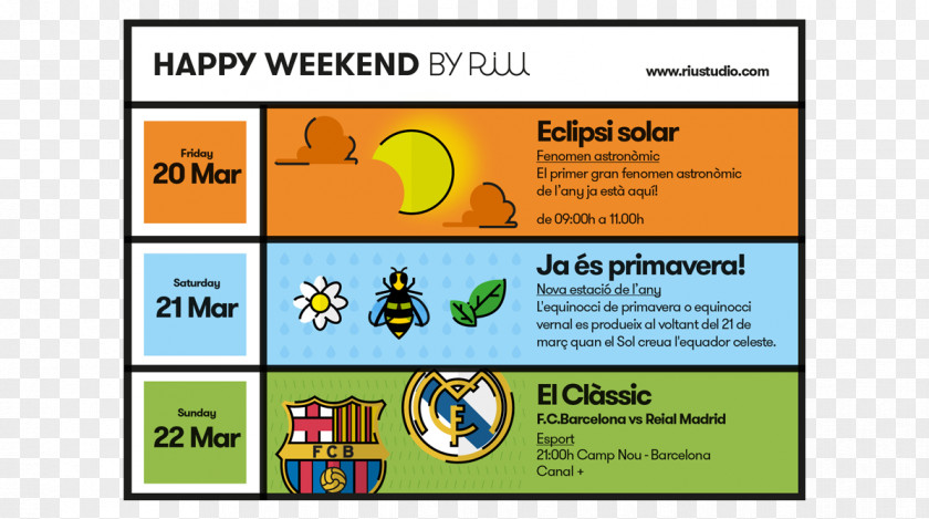 HAPPY Weekend Web Page Sharing Text RIU Hotels Creativity PNG