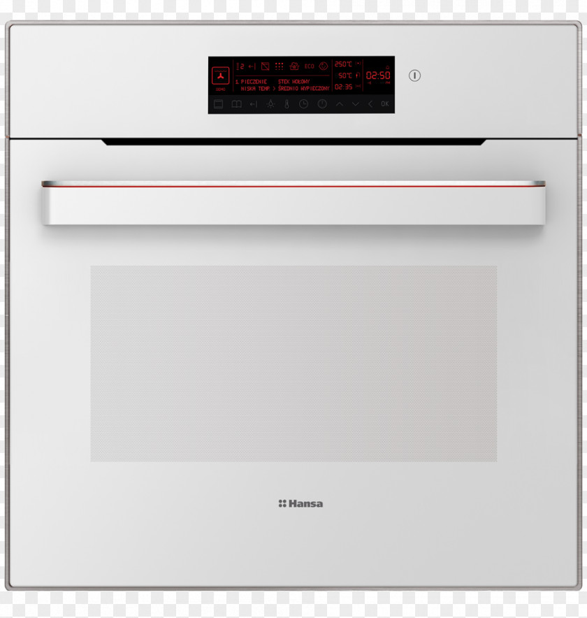 Oven Amica White Cooking Ranges European Union Energy Label PNG