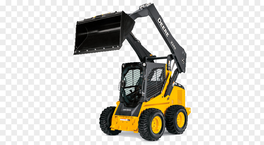 Skid Steer John Deere Skid-steer Loader Heavy Machinery Tractor Sales PNG