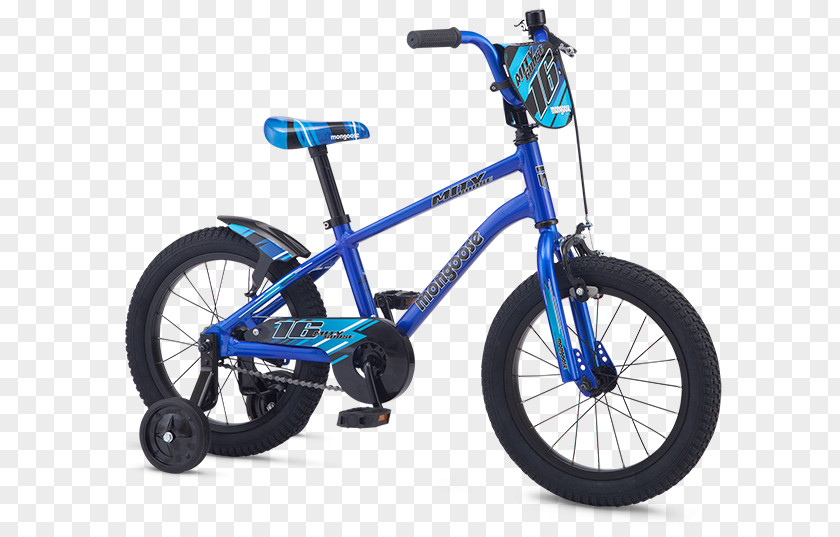 Bicycle Mongoose Blue Mountain Bike BMX PNG