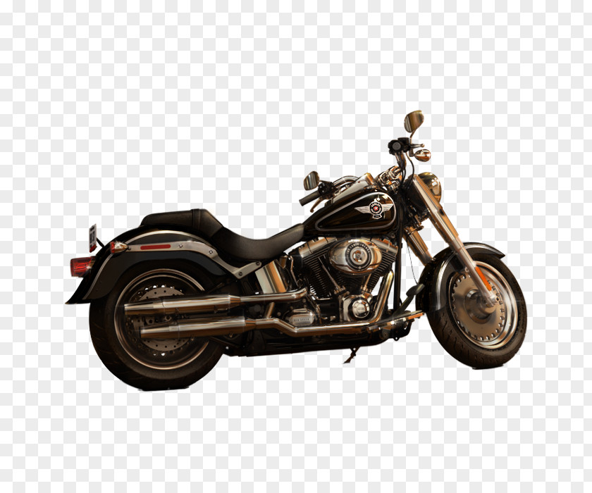 Car Harley-Davidson FLSTF Fat Boy Softail Motorcycle PNG