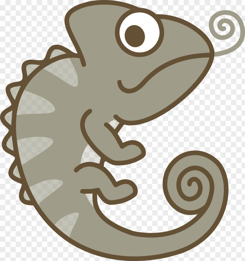 Cartoon Lizard Chameleon Gecko Symbol PNG