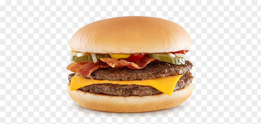 Double Burger Cheeseburger Hamburger Bacon McDonald's Quarter Pounder PNG