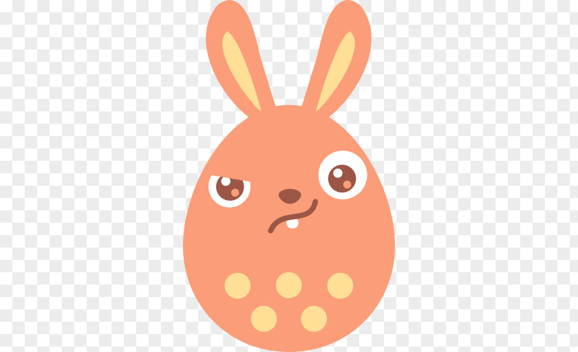 Easter Bunny Egg Emoji PNG