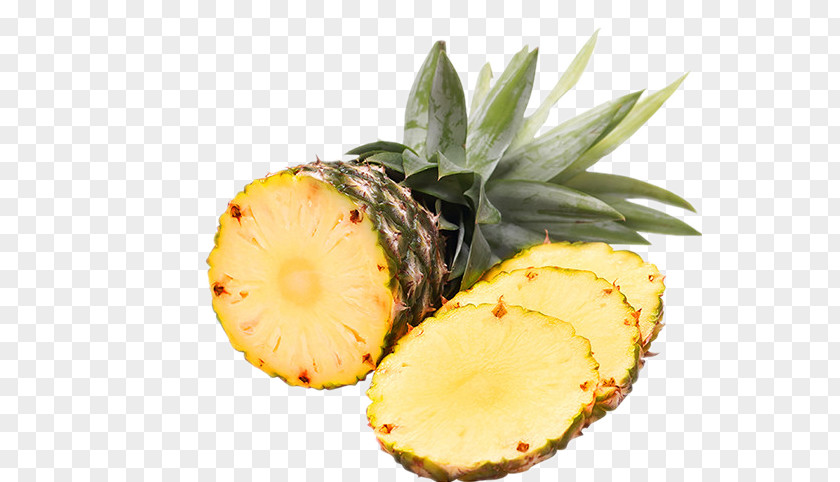 And Three Half Pineapple Meat Fruit PNG