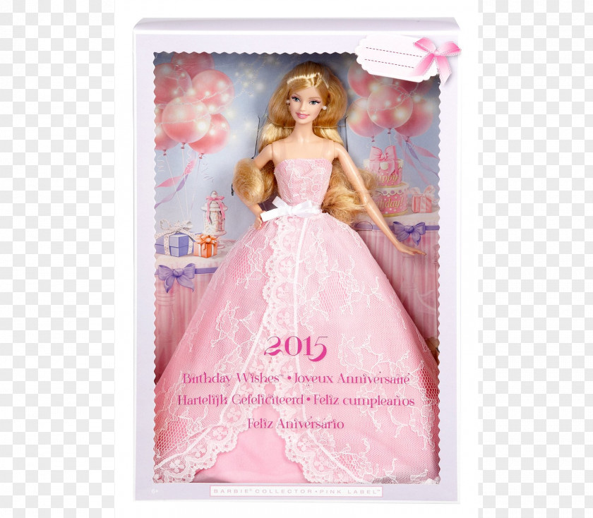 Barbie Doll Birthday Toy Wish PNG