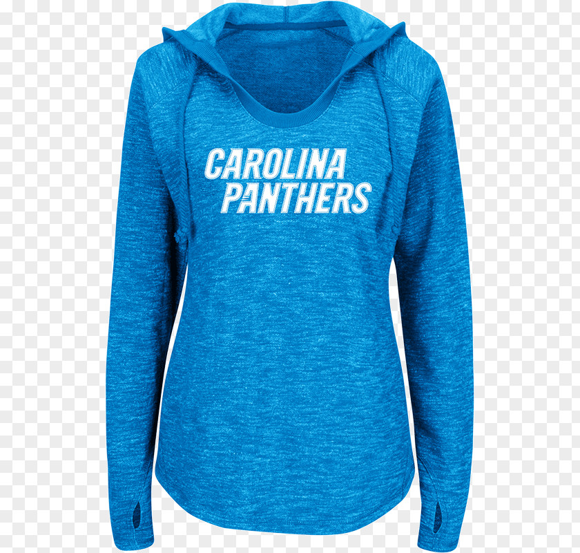 Carolina Panthers Hoodie (M) T-shirt Turquoise M SHOPOHOLIC FASHION PNG