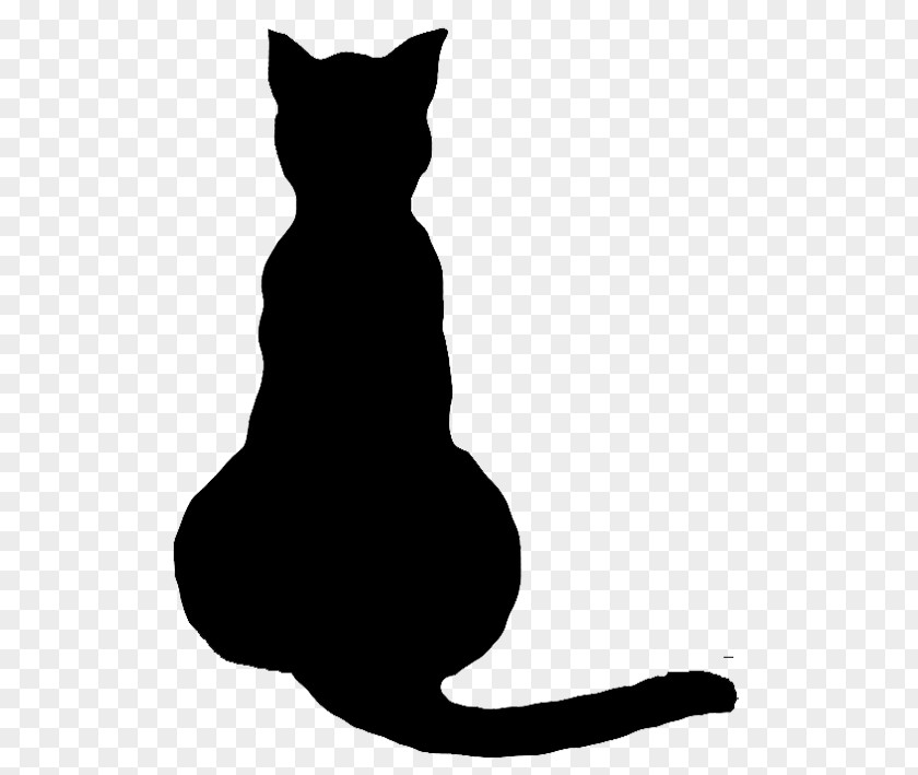 Cat Kitten Silhouette Clip Art PNG