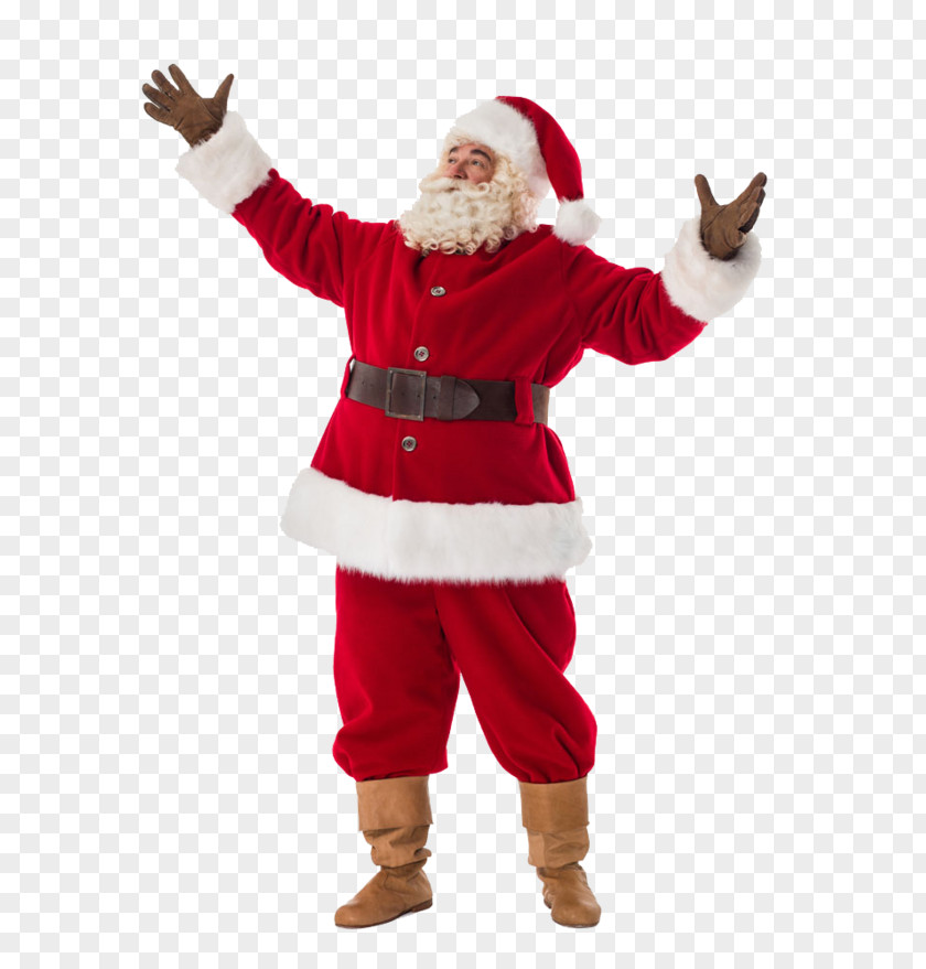 Red Clothes Santa Claus Ded Moroz Christmas Photography Portrait PNG