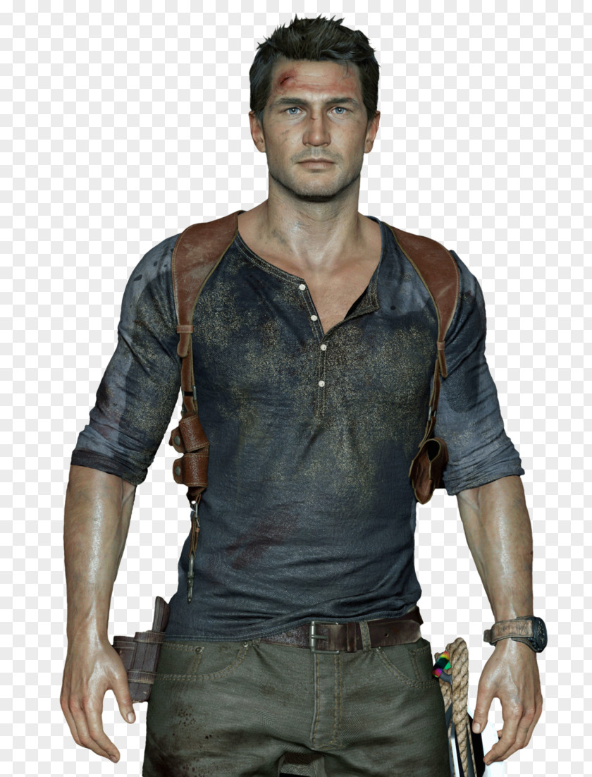 T-shirt Uncharted 4: A Thief's End Uncharted: The Nathan Drake Collection 3: Drake's Deception 2: Among Thieves PNG