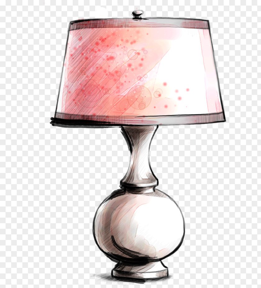 Table Lamp Light Lampe De Bureau Illustration PNG