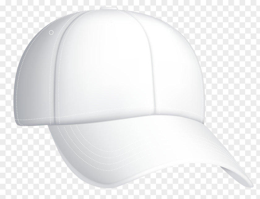 White Baseball Cap PNG