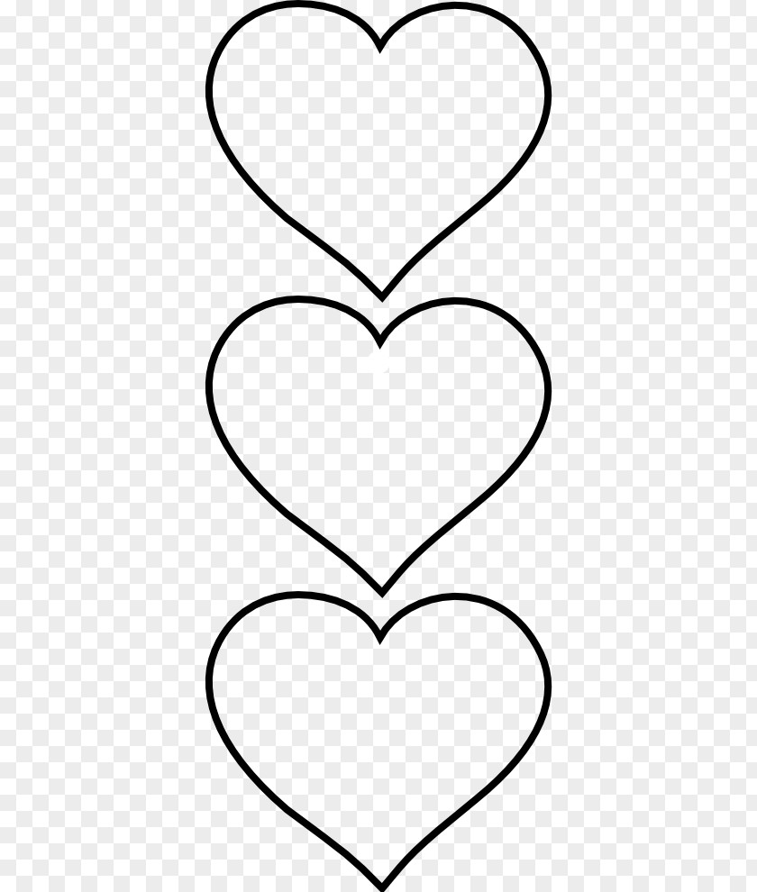 Free Heart Border Black And White Pattern PNG