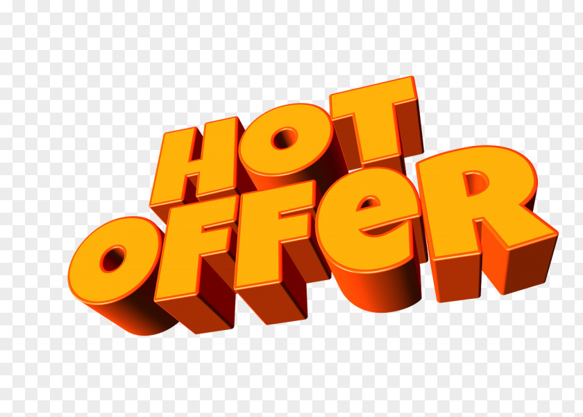 Hot Offer Typography PNG