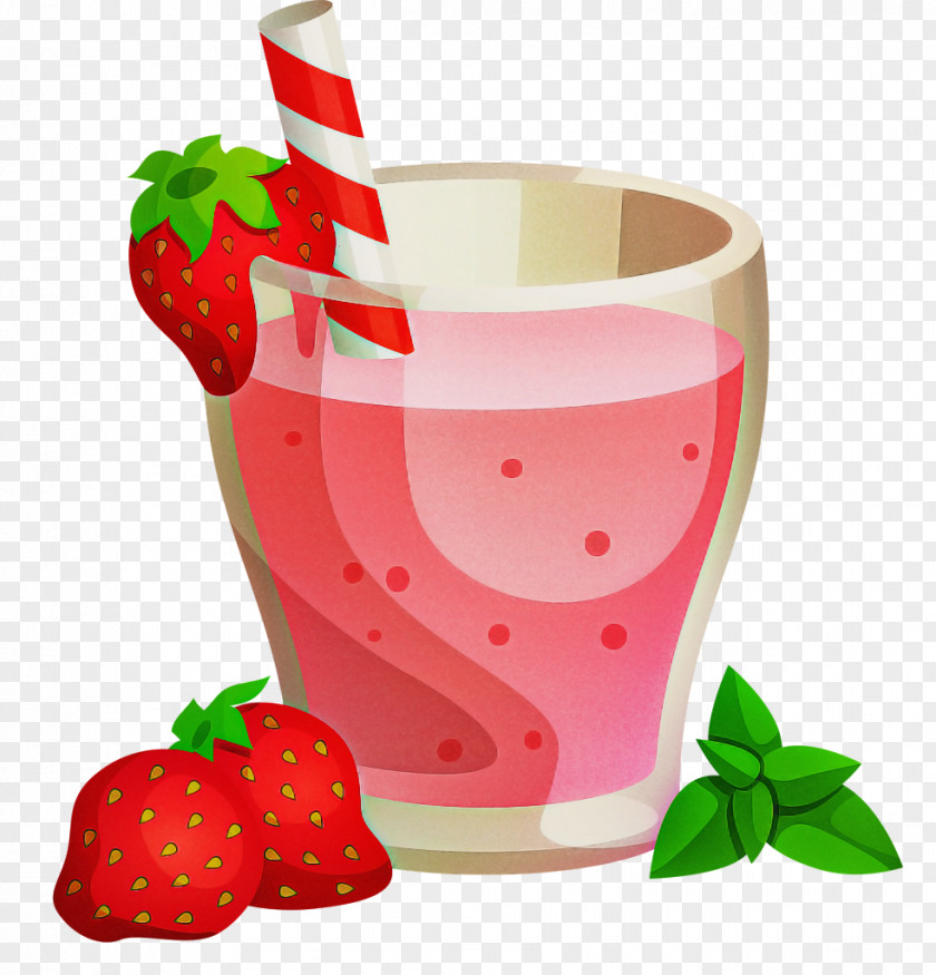 Plant Milkshake Strawberry PNG