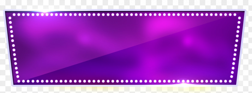 Purple Box Title PNG