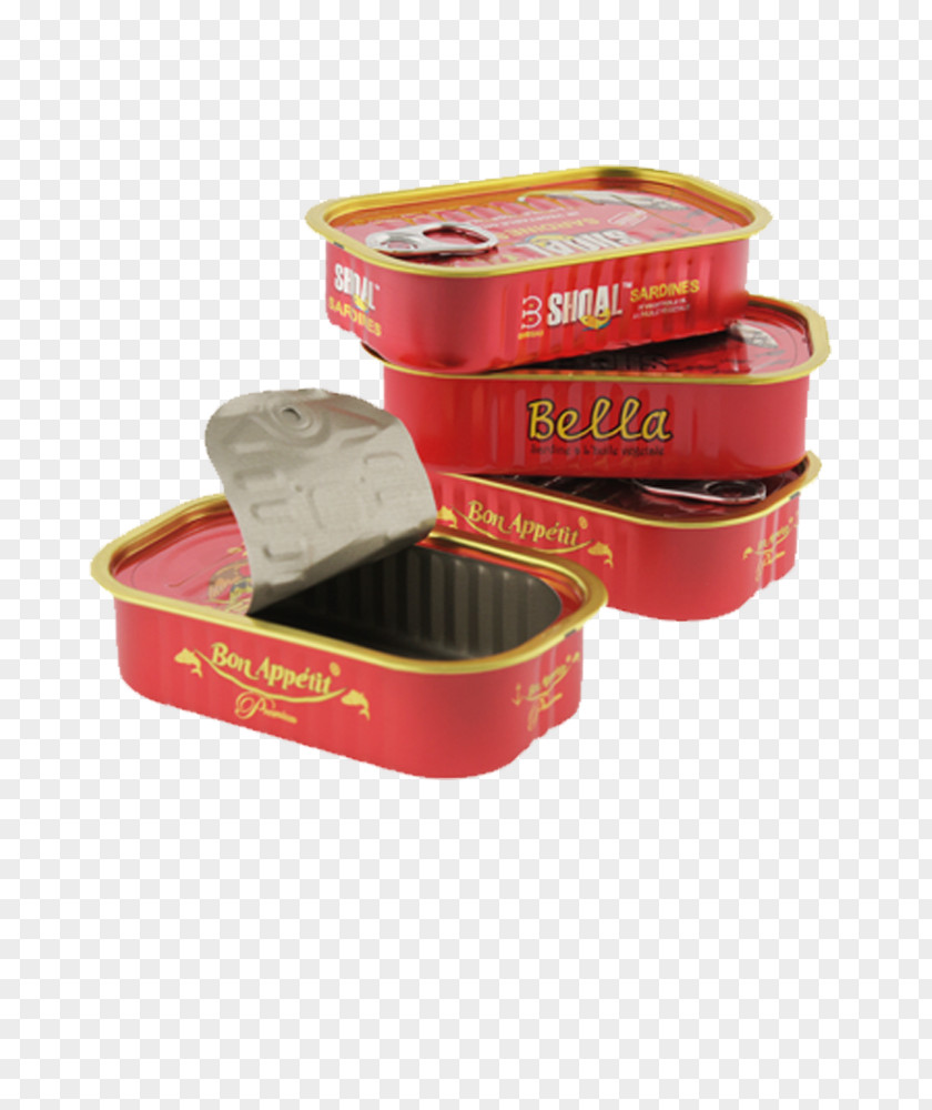 Tin Can Sardines As Food Product PNG