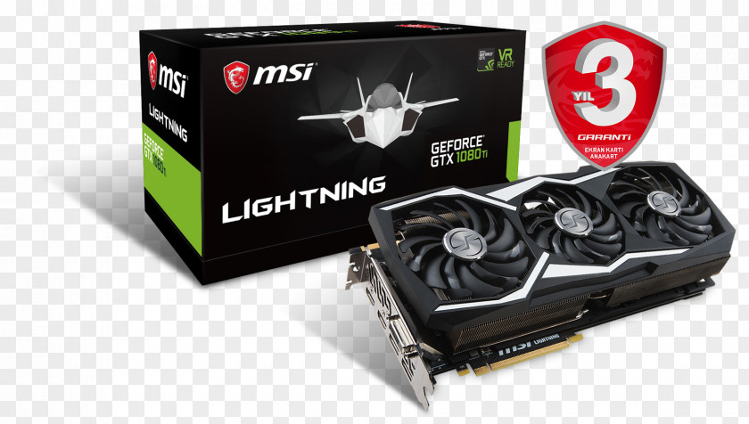 Anten Graphics Cards & Video Adapters MSI GeForce GTX 1080 Ti LIGHTNING Z 11GB 352-Bit GDDR5X PCI Express 3.0 X16 HDCP Ready SLI Support Card 英伟达精视GTX PNG