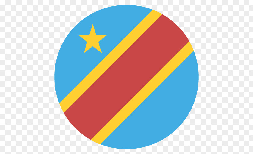 Flag Of The Democratic Republic Congo Emoji Dominican PNG