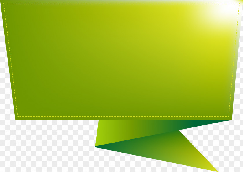 Green Sparkle Label Angle Wallpaper PNG