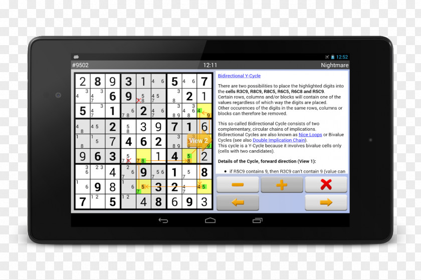 Android Tablet Computers Sudoku 10'000 Plus 4ever Free PNG